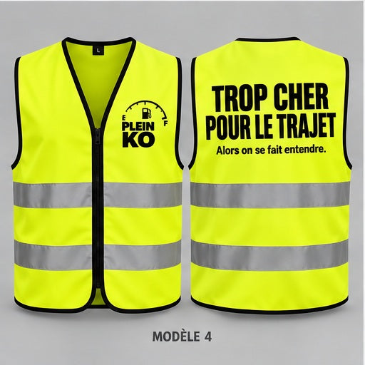 Gilet PLEIN KO — TROP CHER POUR LE TRAJET